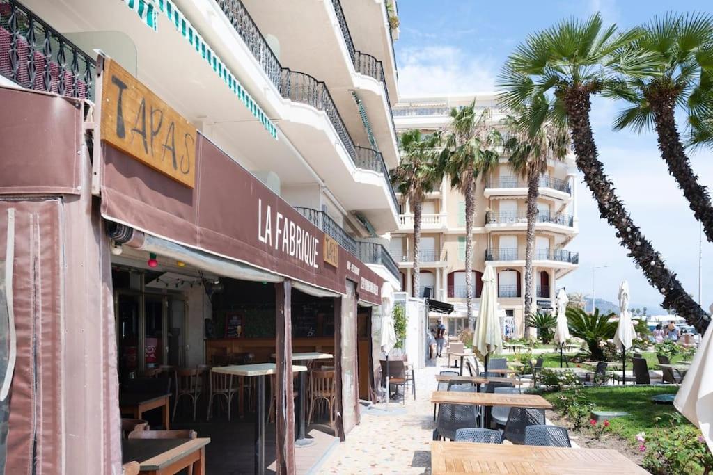 Superbe Studio Avec Terrasse En Front De Mer ม็องตง ภายนอก รูปภาพ